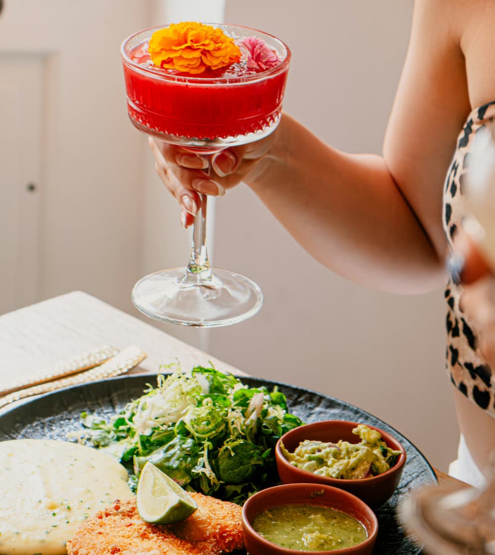 Dinner og cocktails